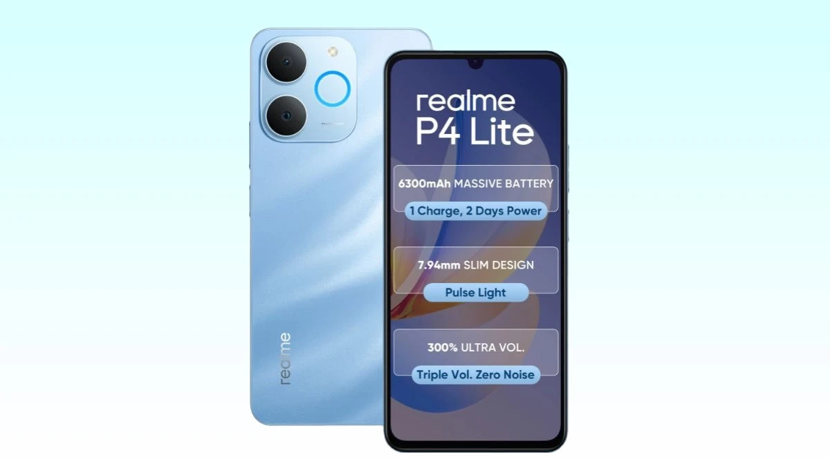realme P4 Lite 4G ra mắt: Pin 6.300mAh và độ bền chuẩn quân đội giá từ 2,85 triệu đồng - Hình 1
