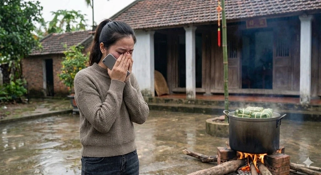 Người cha ngồi ăn cô độc giữa đêm Tết, con gái bật khóc vượt 800km về nhà ngay - Hình 3