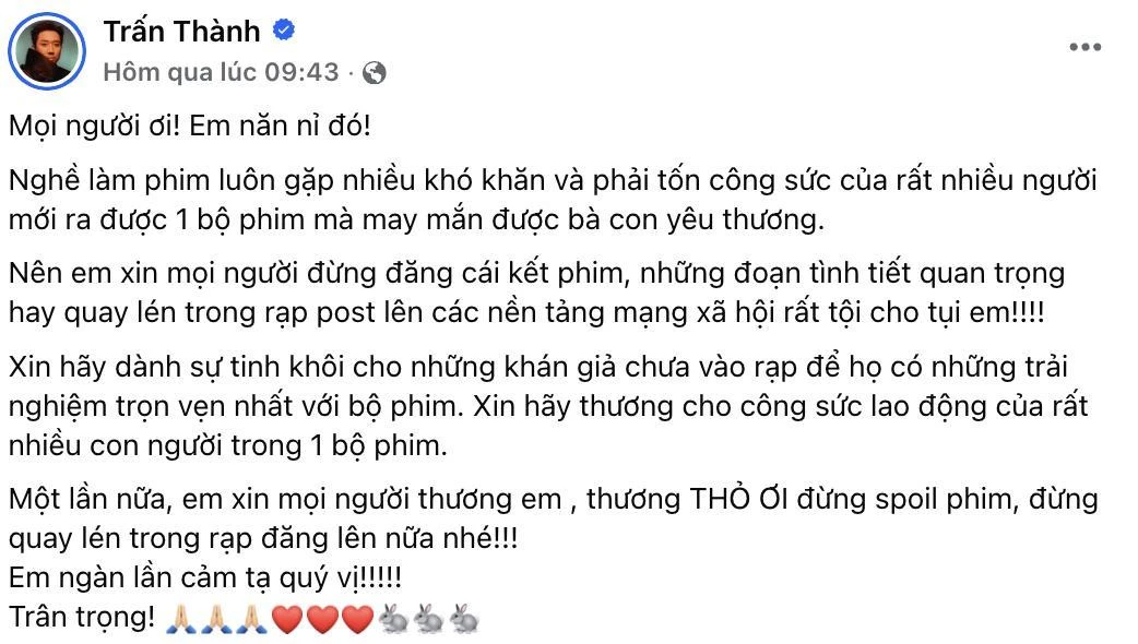 Tình trạng đáng lo của Trấn Thành - Hình 3