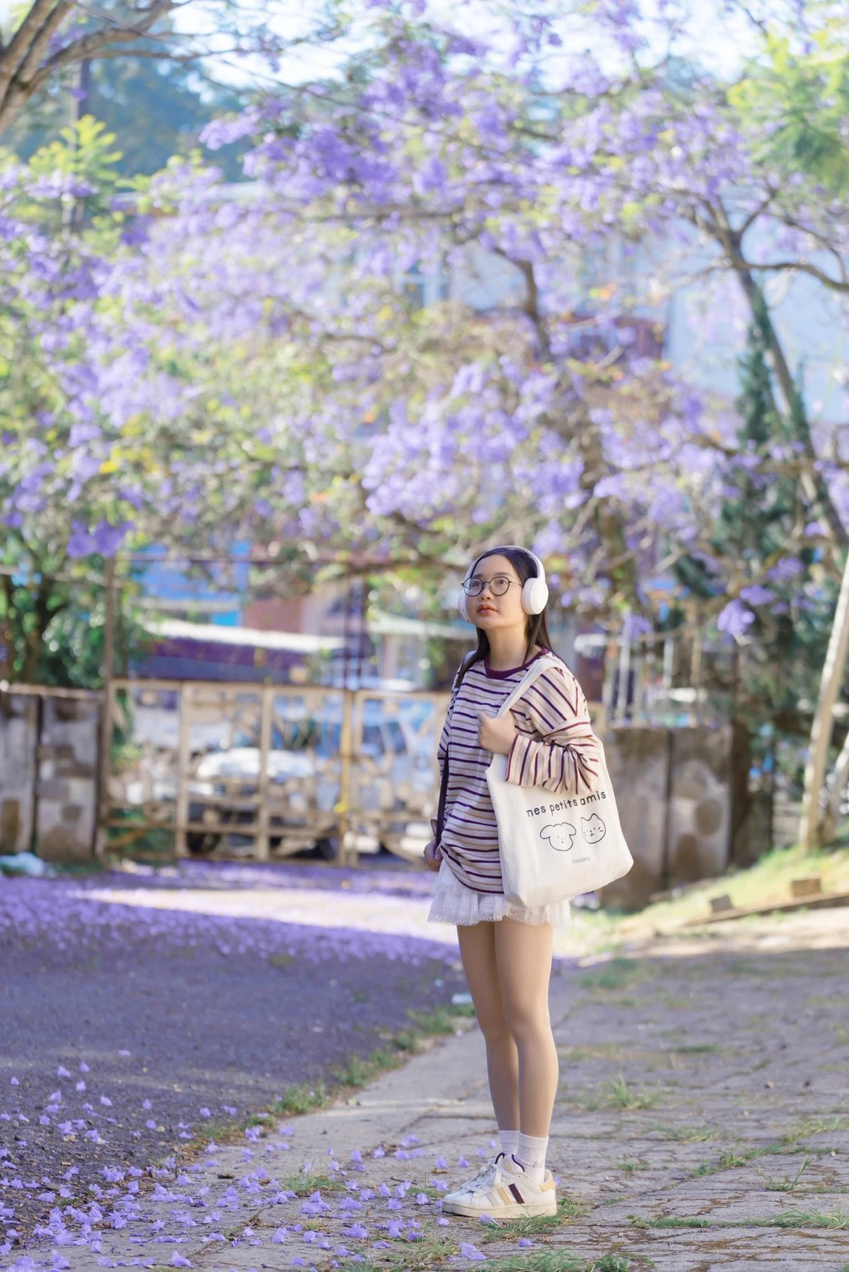 Đà Lạt khoác áo tím, du khách rủ nhau săn mùa hoa lãng mạn nhất năm - Hình 3