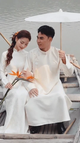 Mê mẩn khung cảnh ảnh cưới cực thơ của MC Huyền Trang Mù Tạt và tuyển thủ Việt Nam - Hình 1