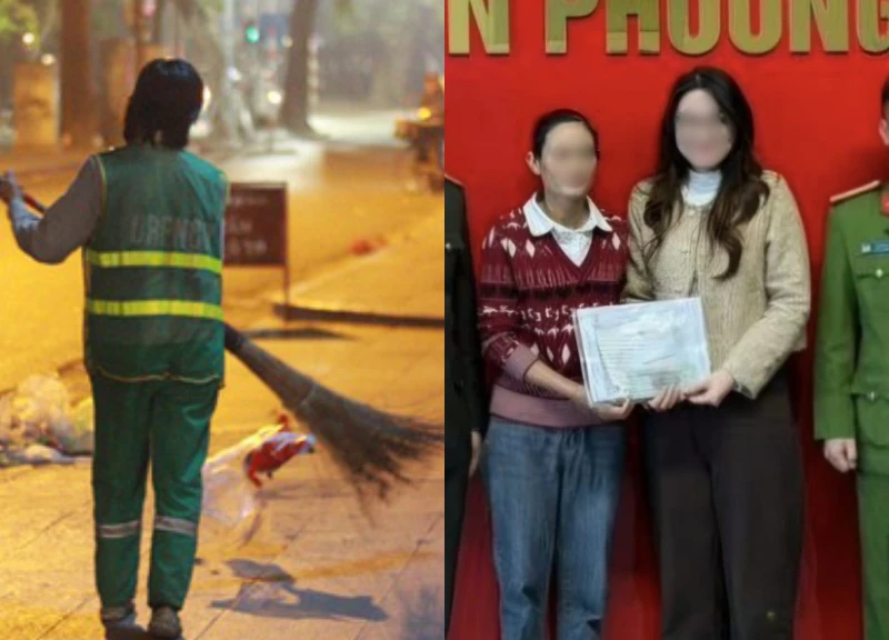 Công nhân quét rác nhặt túi 1,4 tỷ, hành động cuối cùng khiến ai cũng ngỡ ngàng - Hình 1