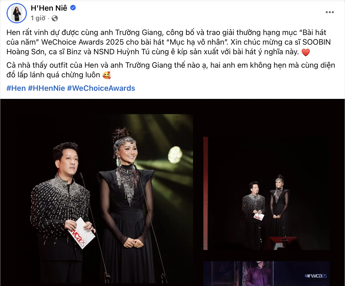 MXH ngập chia sẻ dàn sao Việt sau gala WeChoice Awards: Cảm xúc, ý nghĩa, vỡ oà và hơn thế nữa! - Hình 19
