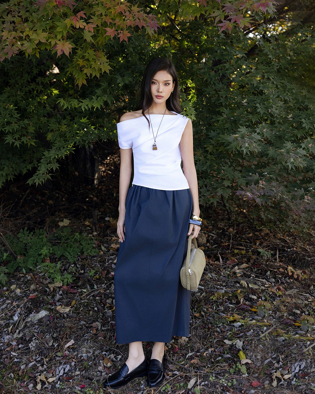 Diện mạo mùa xuân tươi sáng từ chân váy dáng dài - Hình 5