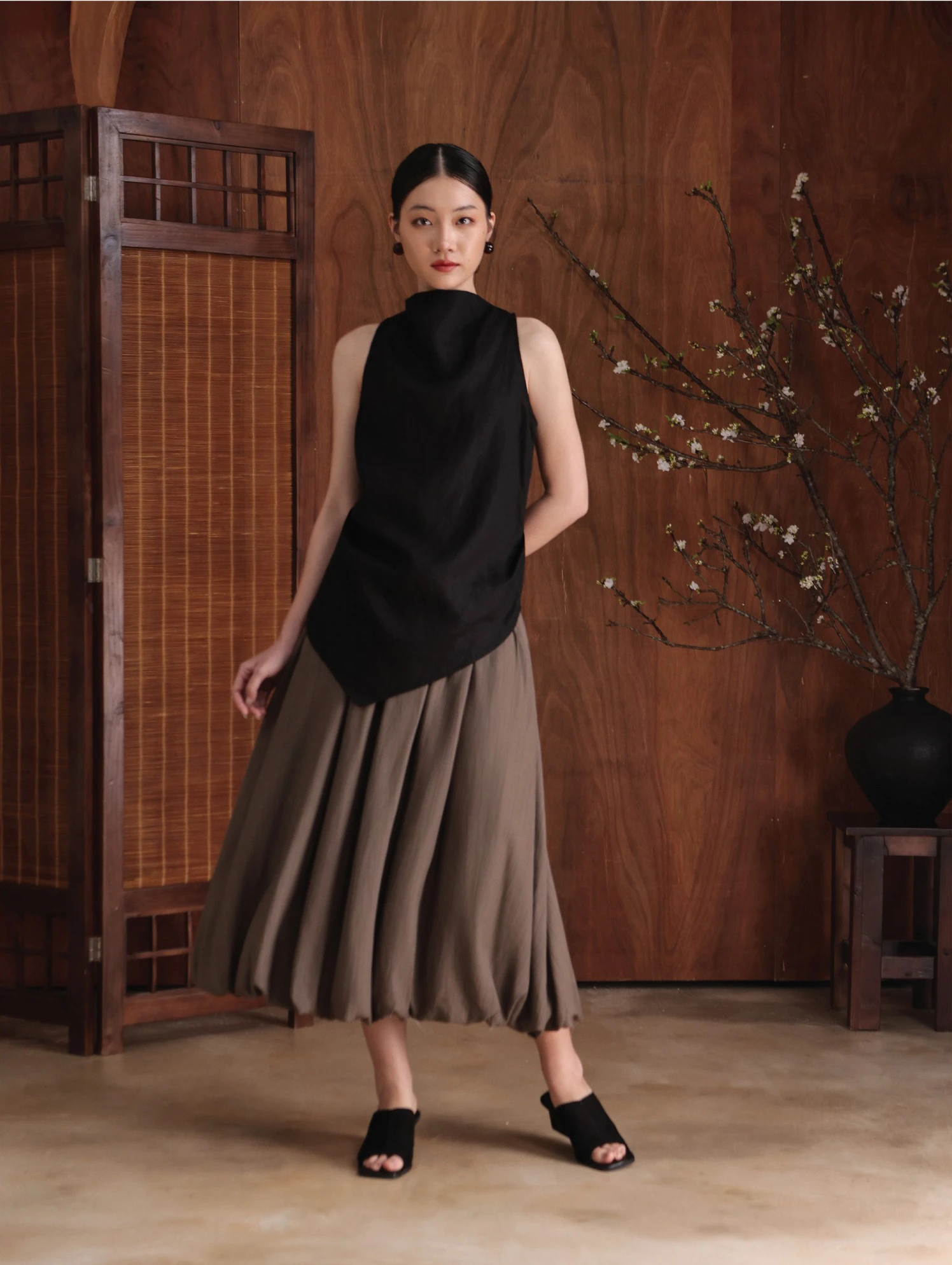 Diện mạo mùa xuân tươi sáng từ chân váy dáng dài - Hình 6