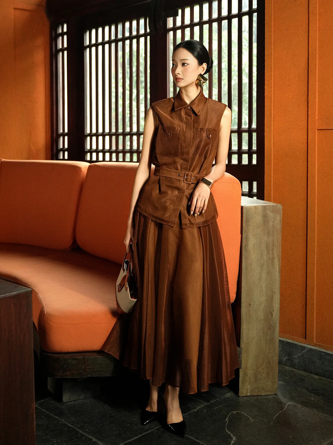 Diện mạo mùa xuân tươi sáng từ chân váy dáng dài - Hình 8