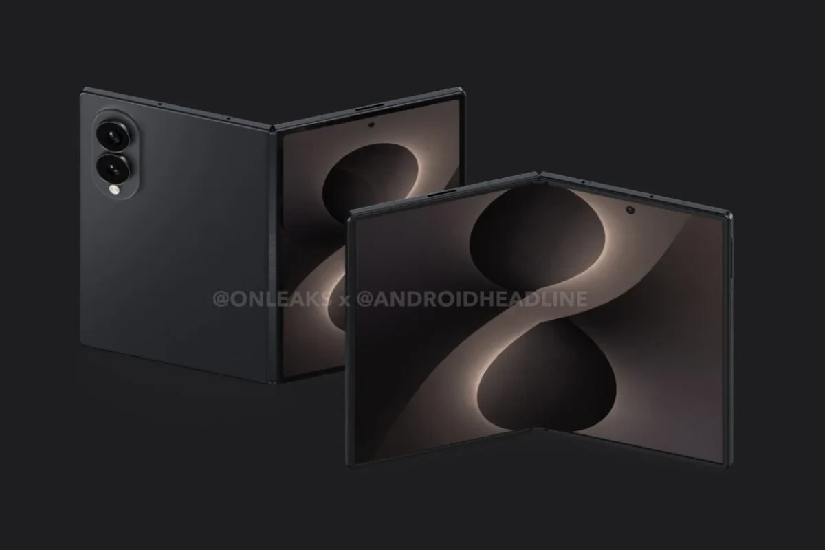 Ảnh bản dựng chiếc smartphone màn hình gập đặc biệt của Samsung - Hình 1