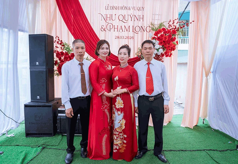 Đám cưới vắng cô dâu, chú rể ở Quảng Ninh, hai họ tự trao dâu, nhận rể - Hình 2