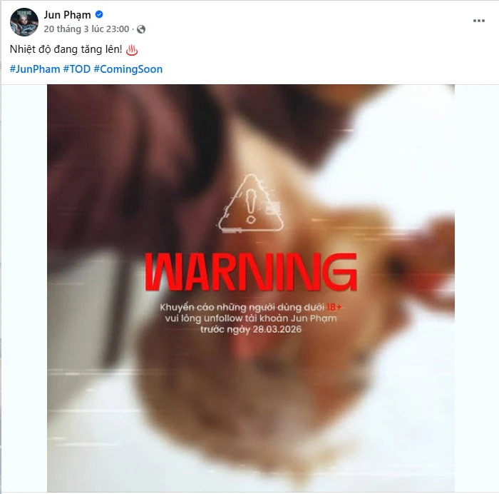 MV phản cảm của Jun Phạm không giới hạn độ tuổi, ekip chỉ khuyên người dùng dưới 18 tuổi hủy theo dõi các tài khoản cá nhân - Hình 3