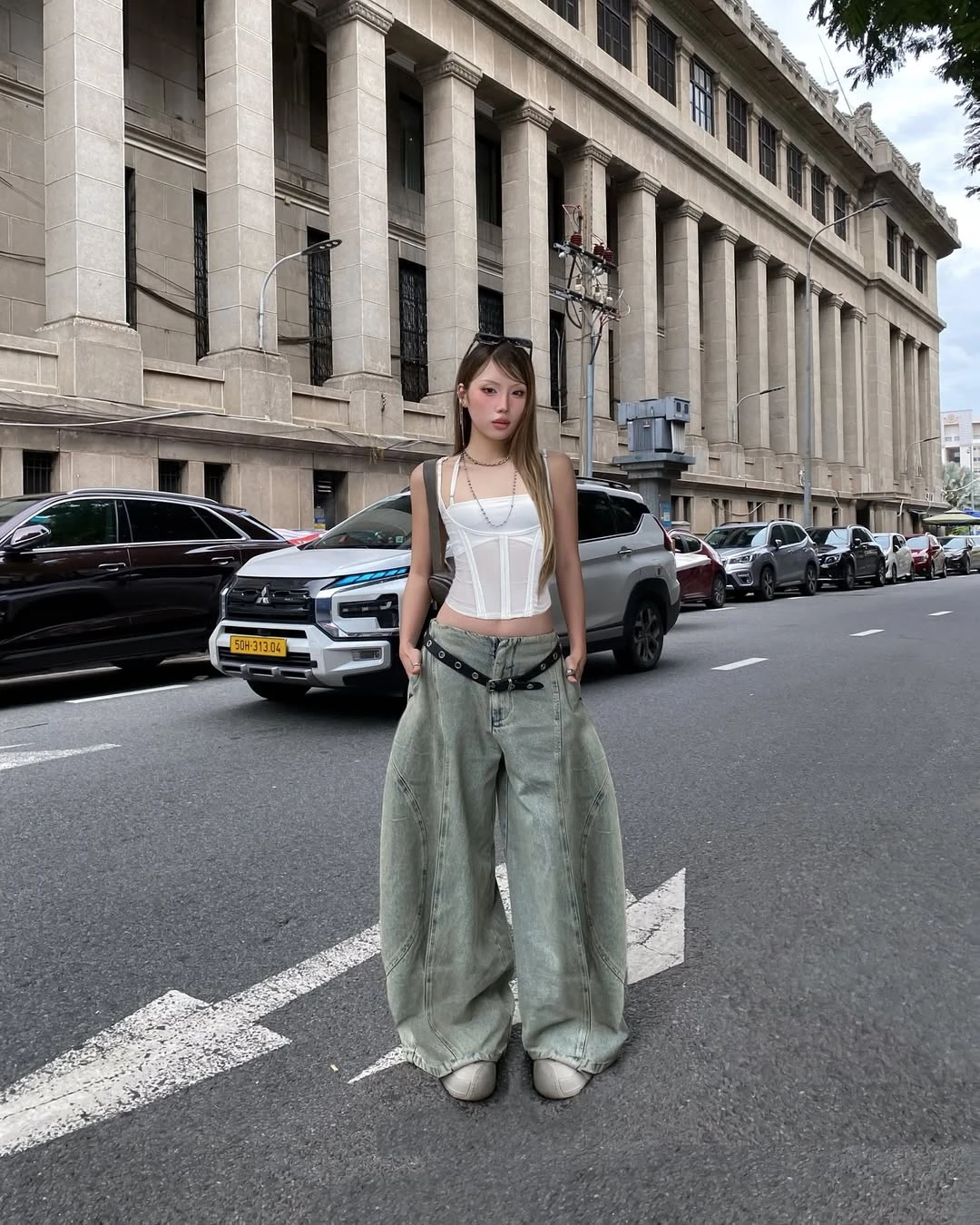 Làn gió phóng khoáng trỗi dậy với quần harem - Hình 7