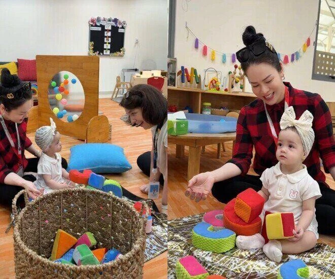 Nhật Kim Anh xúc động trước khoảnh khắc con gái bịn rịn tiễn mẹ đi làm - Hình 4