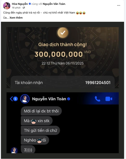 Số nợ của Hoà Minzy - Hình 3