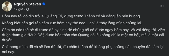 Sau kỷ lục 714 tỷ của Mưa Đỏ, Steven Nguyễn lặng lẽ làm điều đặc biệt - Hình 1