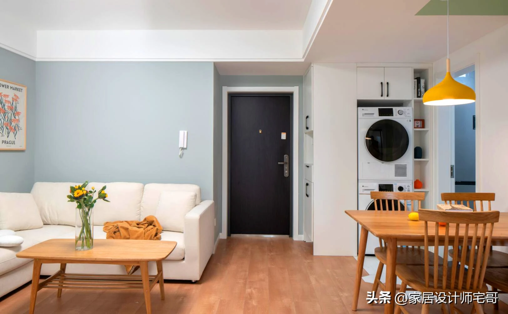 Lần đầu thấy căn hộ 53m có 3 phòng ngủ, 2 phòng chung mà vẫn rộng rãi: Cách cải tạo khiến ai cũng bất ngờ - Hình 6