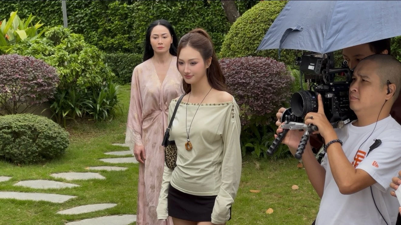 Nhan sắc xinh đẹp của diễn viên cãi nhau với Quách Thu Phương ở phim VTV - Hình 2