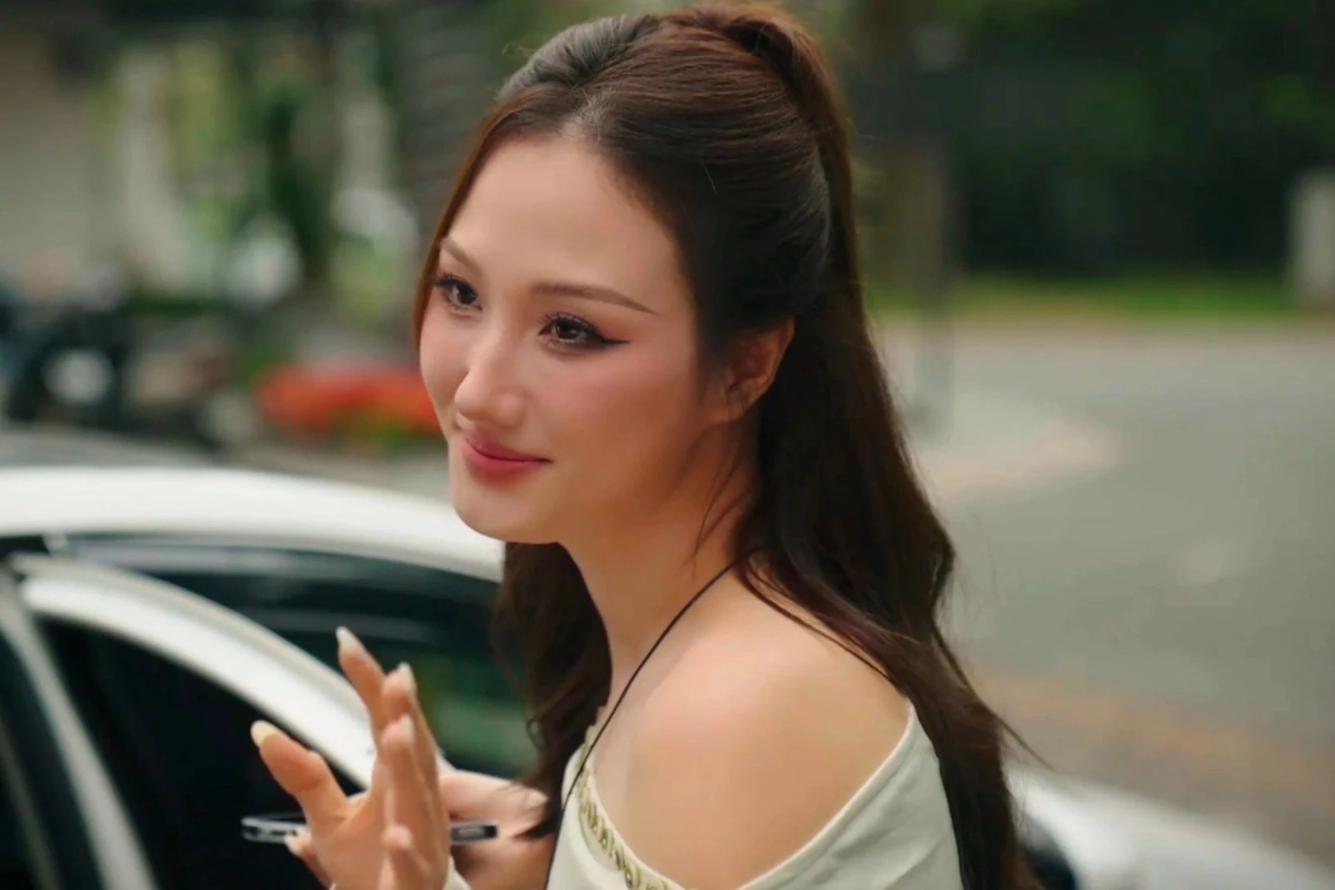 Nhan sắc xinh đẹp của diễn viên cãi nhau với Quách Thu Phương ở phim VTV - Hình 1