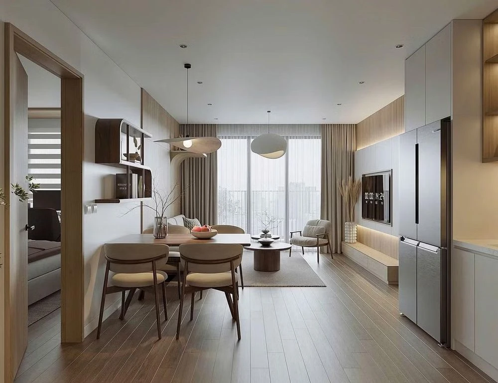 Thiết kế căn hộ theo phong cách hiện đại, tối giản - Hình 1