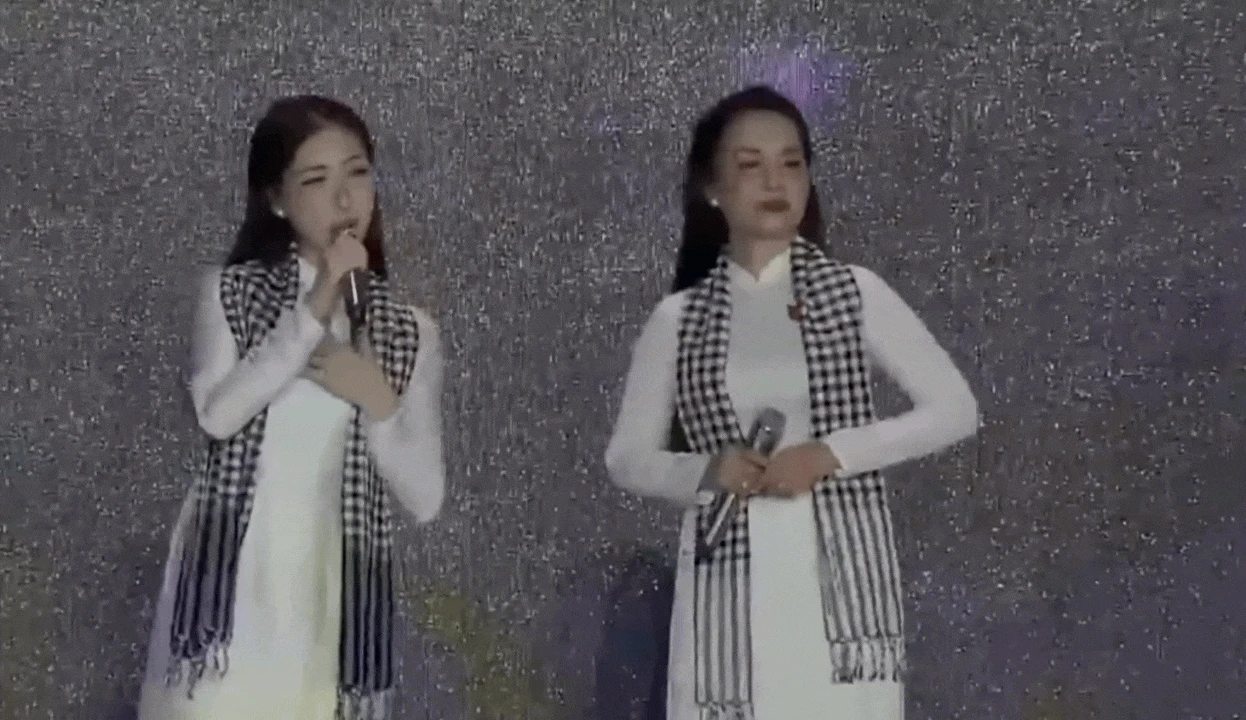 Hòa Minzy - Cẩm Ly lần đầu diễn live ca khúc gây tranh cãi, sửa lời ngay trên sóng trực tiếp - Hình 2