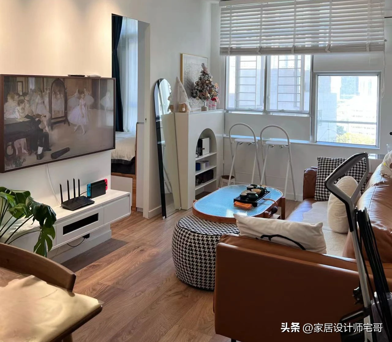 Căn hộ 35m có 3 phòng ngủ cho gia đình 4 người: Nhỏ nhưng đủ đầy, khiến nhiều người phải suy nghĩ lại về khái niệm nhà rộng mới thoải mái - Hình 6