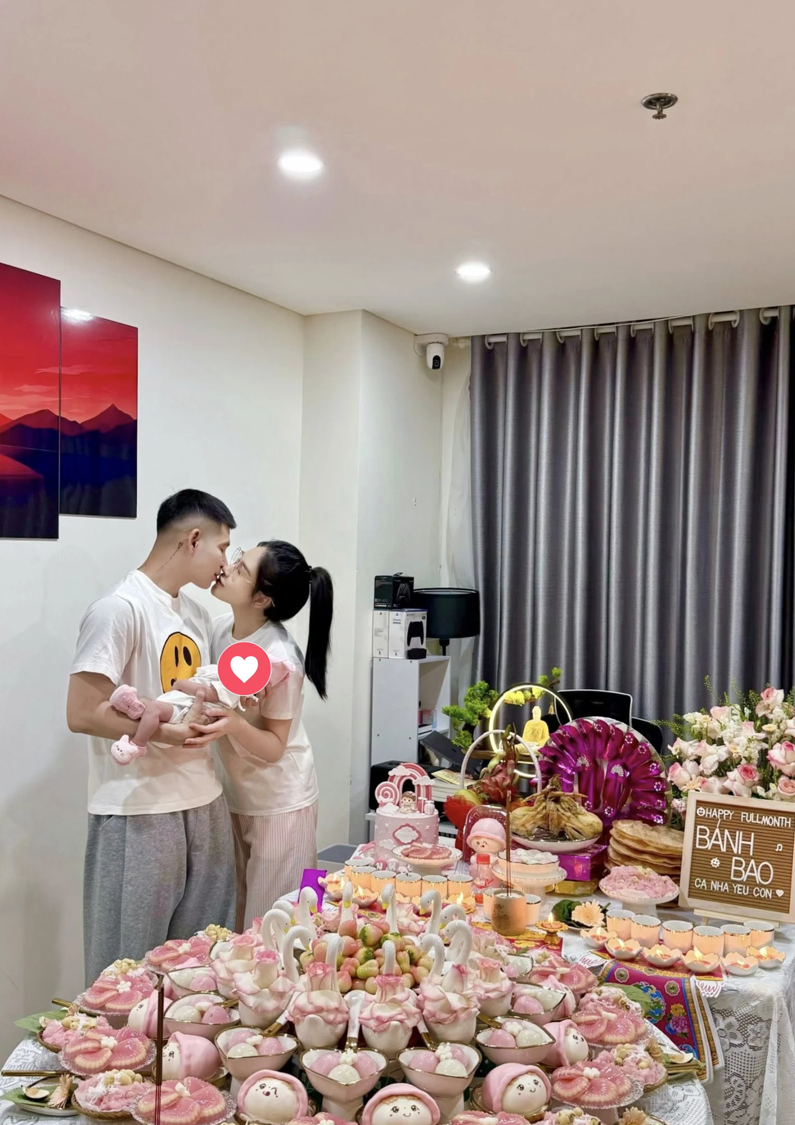 Quang Vinh và Mỹ Linh hé lộ tên con gái vừa sinh, một điểm giống hệt mẹ - Hình 1