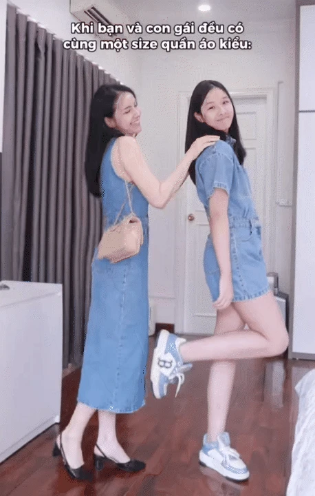 Ái nữ của Hoa hậu Nguyễn Thùy Lâm: 13 tuổi cao 1m75 vượt cả mẹ, gương mặt giống mẹ đến mức ngỡ hai chị em sinh đôi - Hình 5