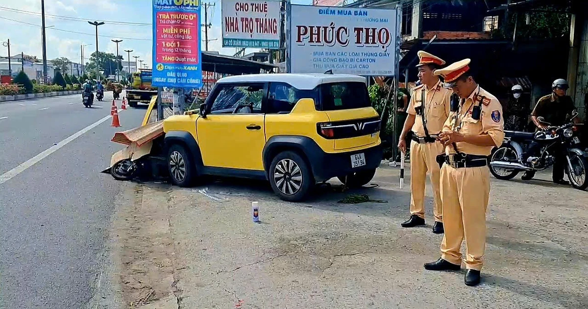 Ô tô đâm phải xe người khuyết tật làm 1 người tử vong - Hình 1