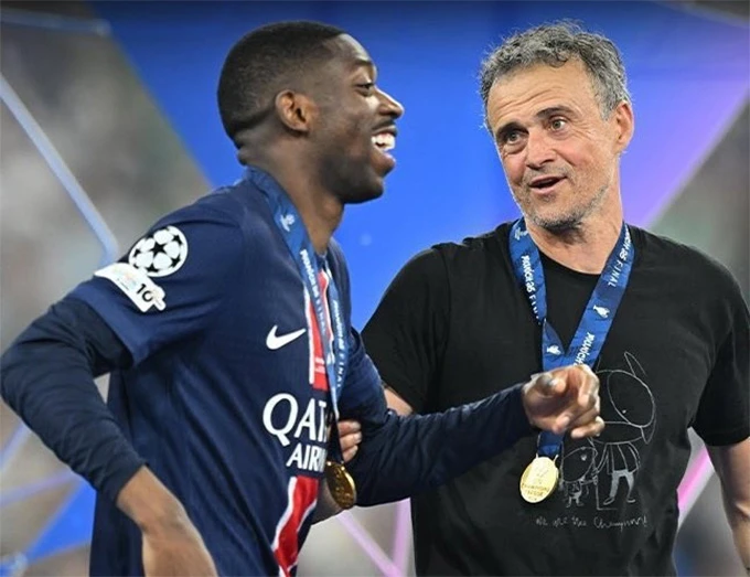 Ousmane Dembele: Luis Enrique bảo tôi phải làm gương cả trong lẫn ngoài sân cỏ - Hình 2