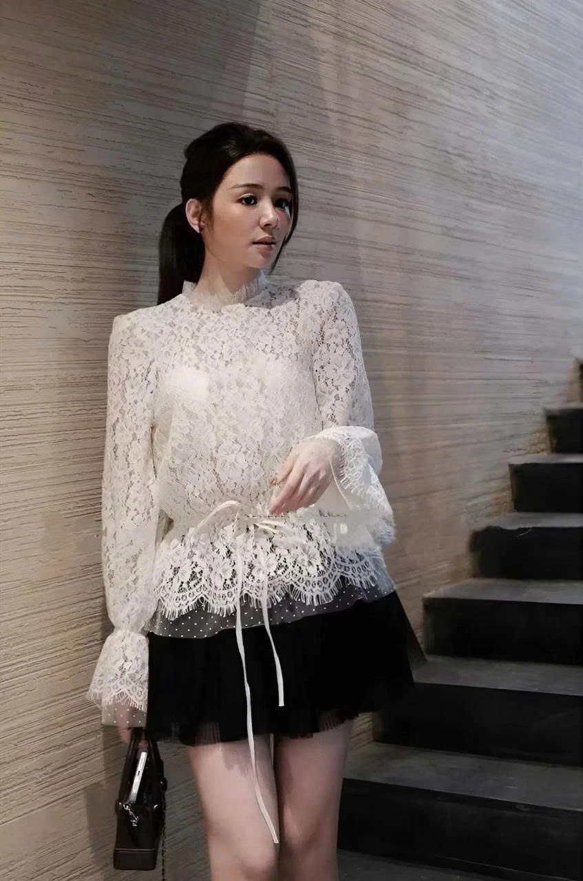 Khúc giao hưởng ngọt ngào giữa chất liệu voan mềm và ren tinh xảo - Hình 7