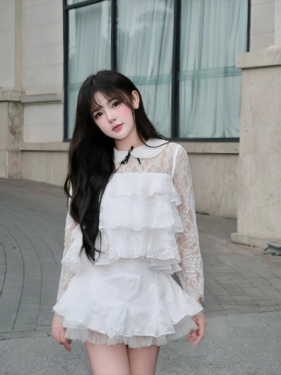 Khúc giao hưởng ngọt ngào giữa chất liệu voan mềm và ren tinh xảo - Hình 3