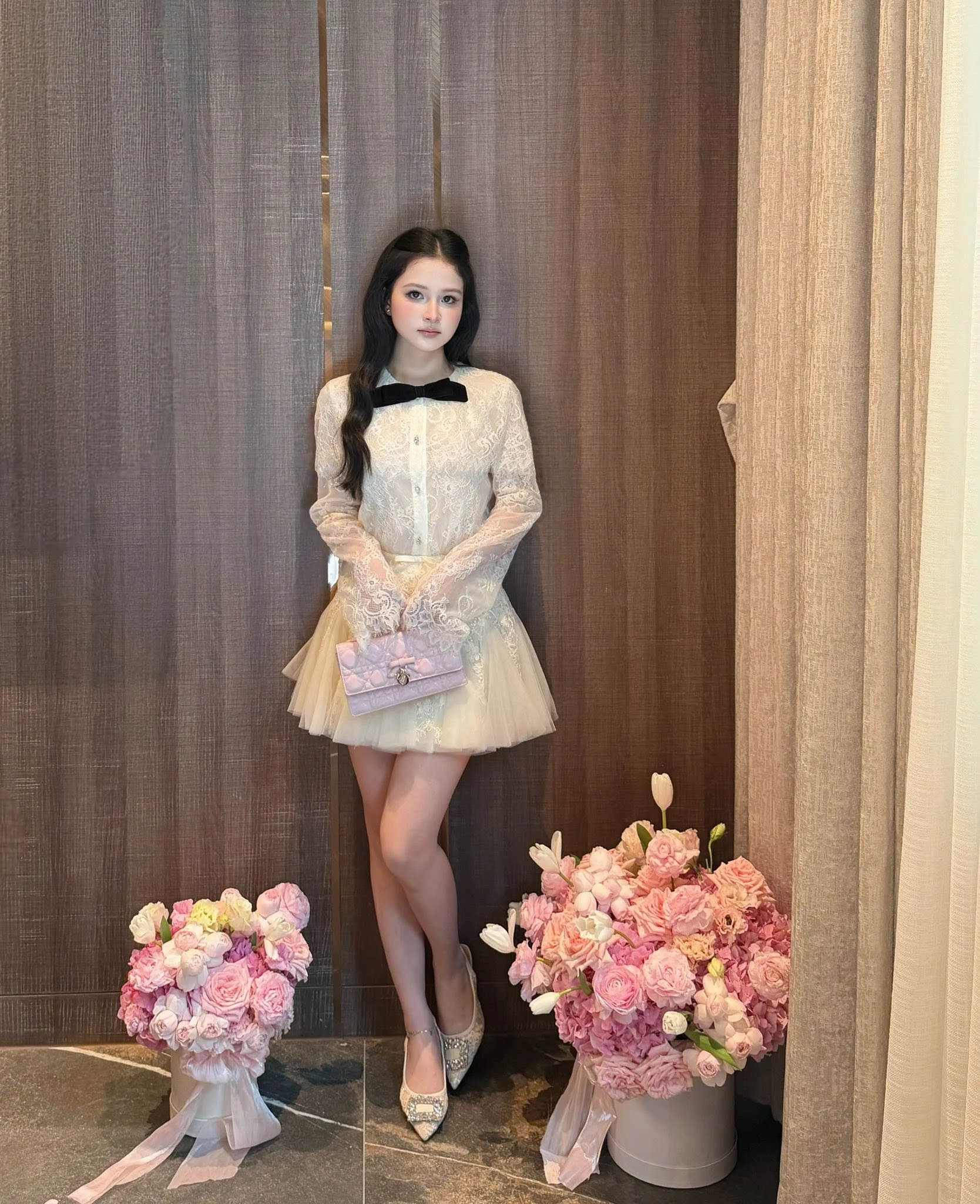 Khúc giao hưởng ngọt ngào giữa chất liệu voan mềm và ren tinh xảo - Hình 4