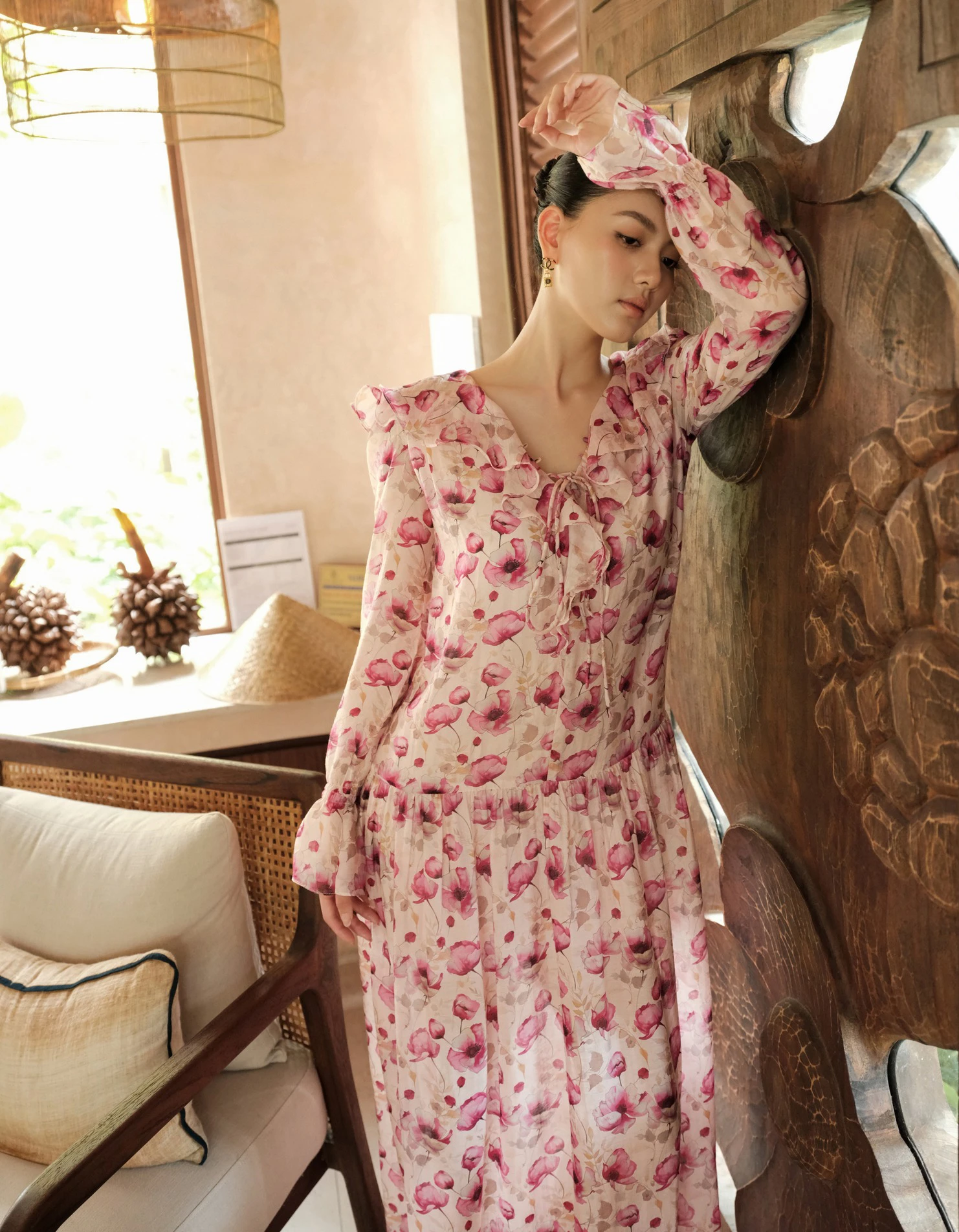 Kiểu váy họa tiết ấn tượng nhất mùa - Hình 5