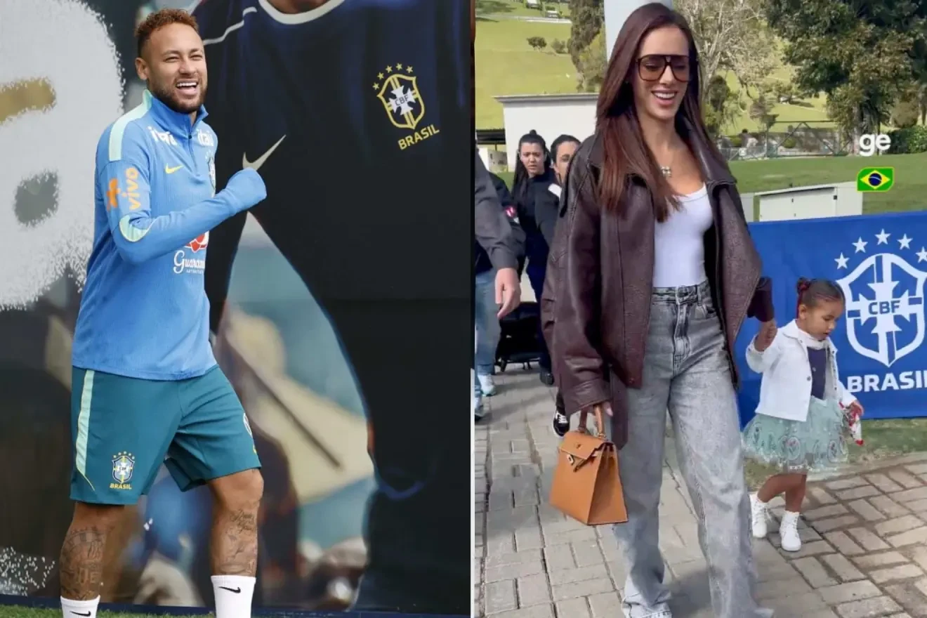 Bạn gái Neymar gây choáng với màn đáp trực thăng đến sân tập tuyển Brazil trước thềm World Cup 2026 - Hình 1