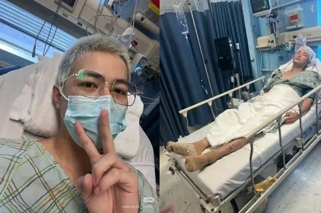 Tài tử bị cán nát chân bất ngờ lộ diện trong đám cưới thượng lưu đình đám, có mối quan hệ đặc biệt với cô dâu - Hình 5