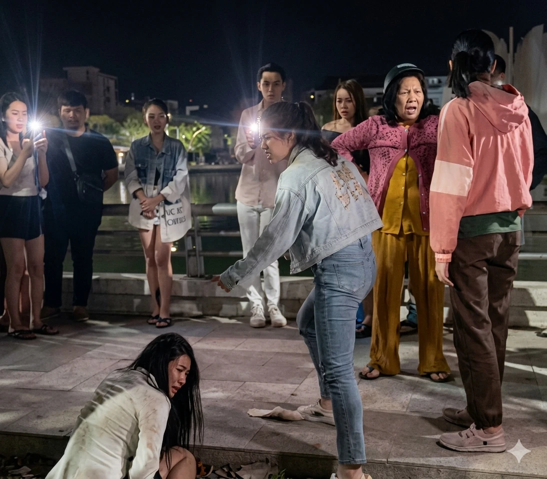 Tôi đứng ra bảo vệ vợ trước đám đông, nhưng không ngờ những lời bàn tán sau lưng mới là thứ đáng sợ nhất - Hình 1