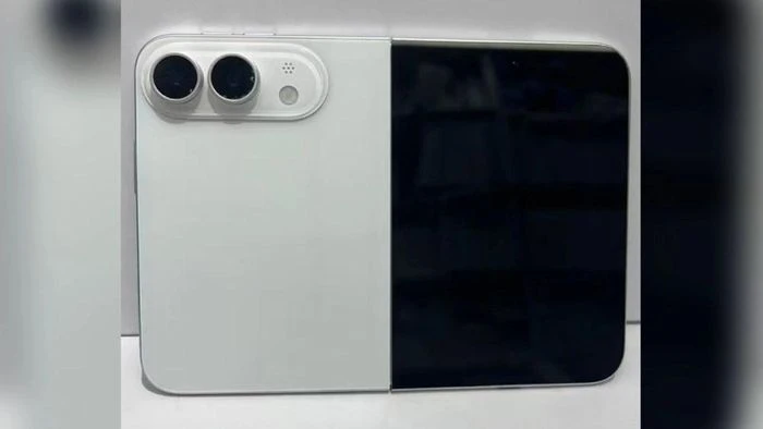 Lộ diện thiết kế hoàn chỉnh của iPhone gập, có thể chỉ bán màu trắng - Hình 1