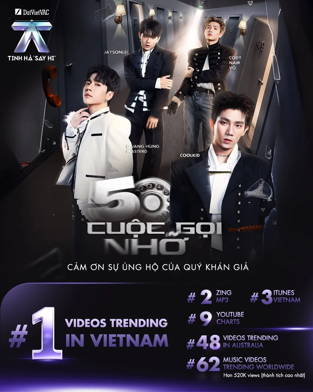 Chỉ mất 1 ngày để sân khấu hot nhất Tinh Hà Say Hi leo lên top 1 cả nước! - Hình 1
