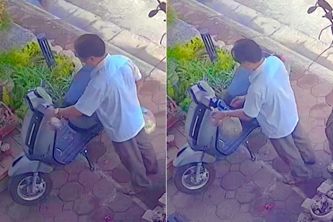Bố chồng cũ lặng lẽ treo đồ ăn trước cửa nhà khiến nàng dâu ở Hưng Yên xúc động - Hình 1
