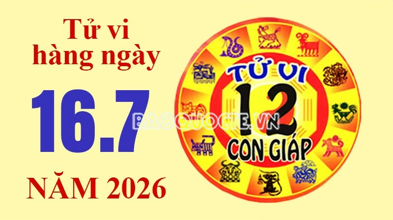 Tử vi hôm nay, xem tử vi 12 con giáp hôm nay ngày 16/7/2026: Tuổi Tý sự nghiệp thăng chức - Hình 1