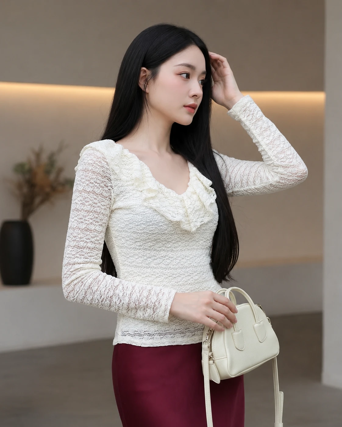 Ai cũng mặc áo cổ tim, nhưng ít người biết bí quyết này - Hình 5