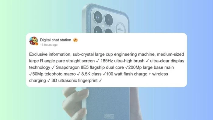 Redmi K100 Pro lộ diện: Flagship gaming với màn hình 185Hz và pin 9,000mAh - Hình 1