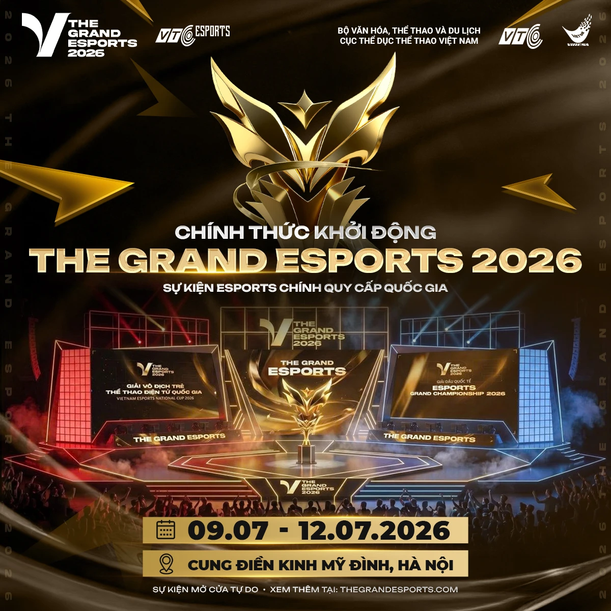 The Grand Esports 2026 hứa hẹn khuấy đảo cộng đồng game thủ Việt - Hình 1