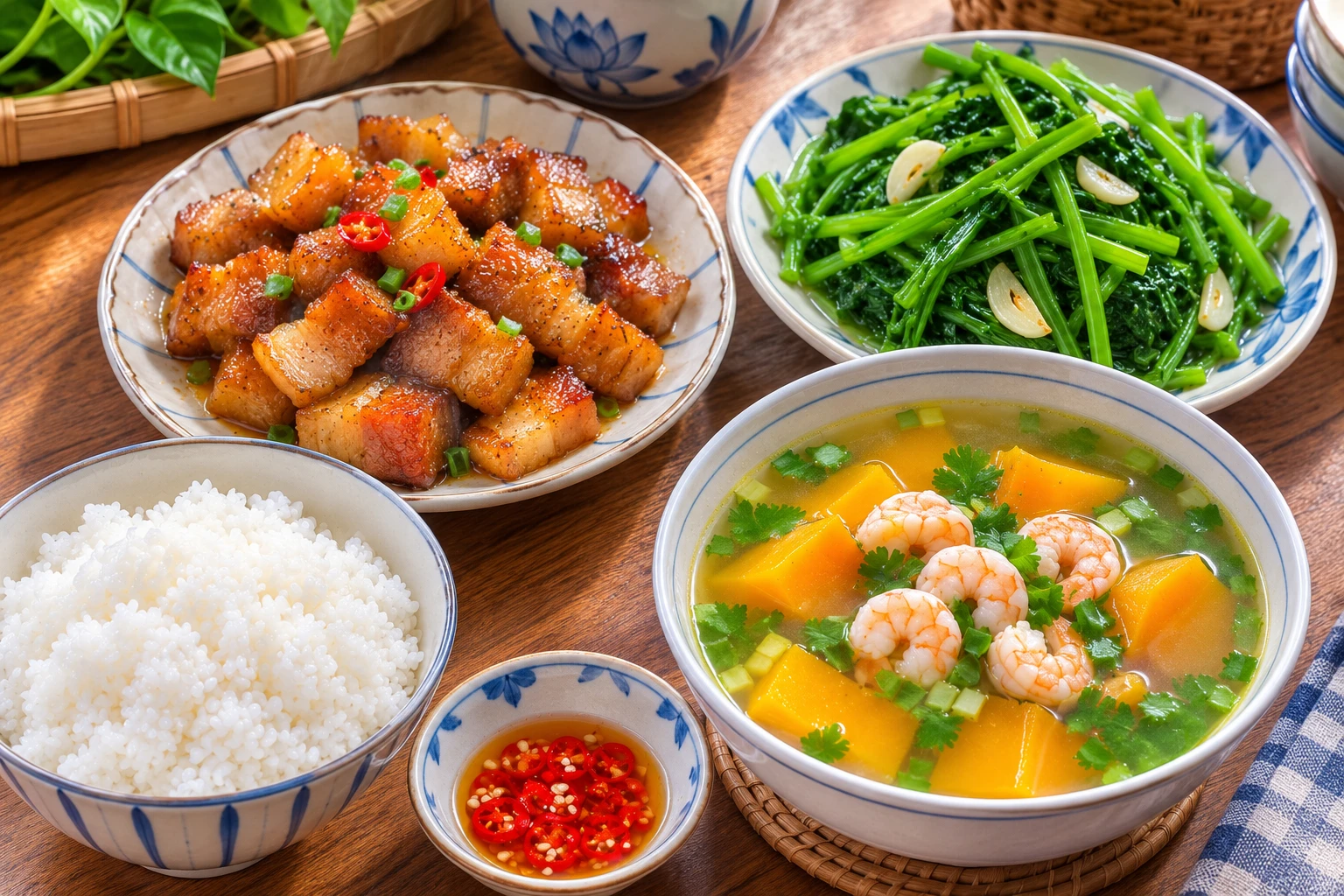 Cuối tháng rồi, thử nấu mâm cơm 79.000 đồng này xem cả nhà có khen không! - Hình 1