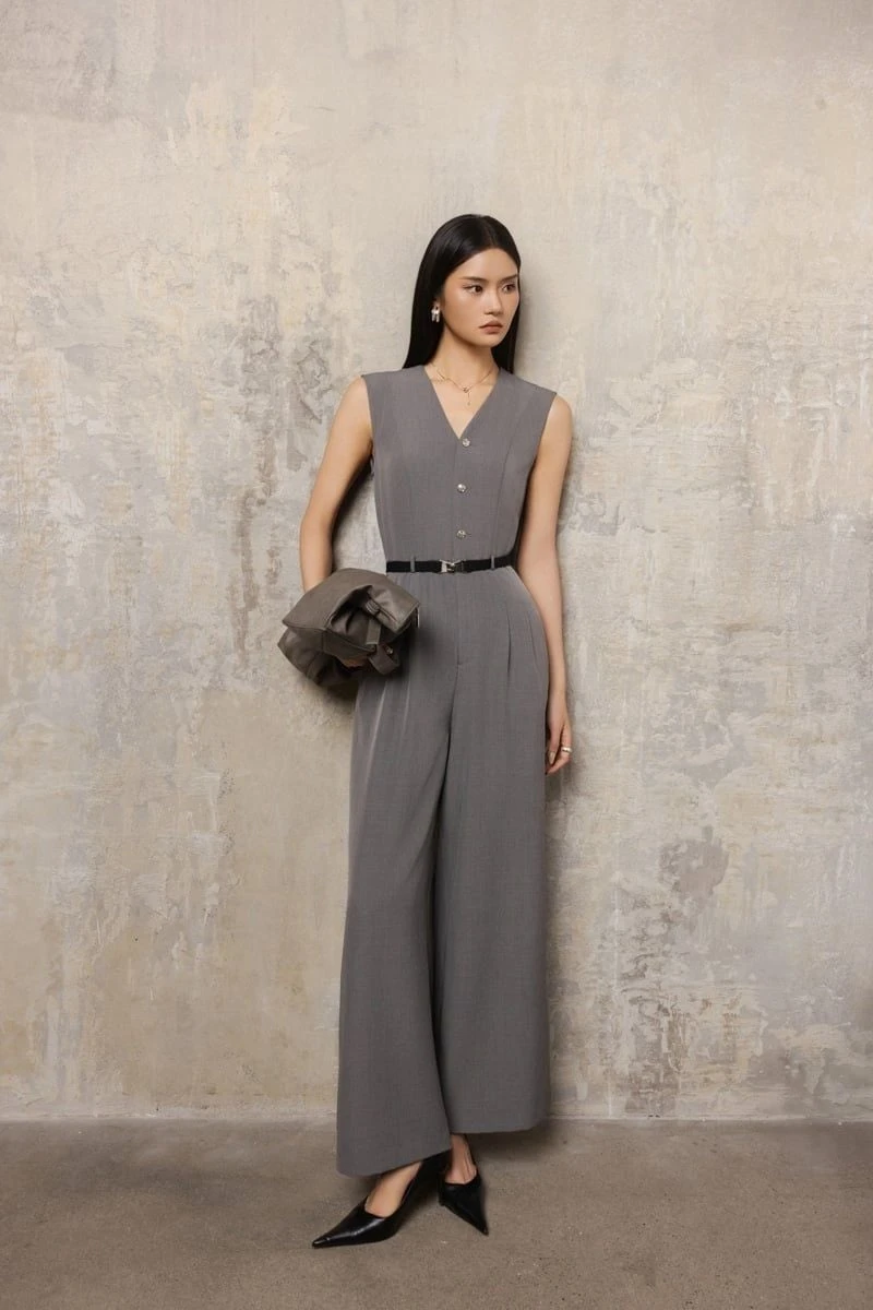 Phối đồ, tự tin xuống phố chỉ trong vài phút với jumpsuit - Hình 3