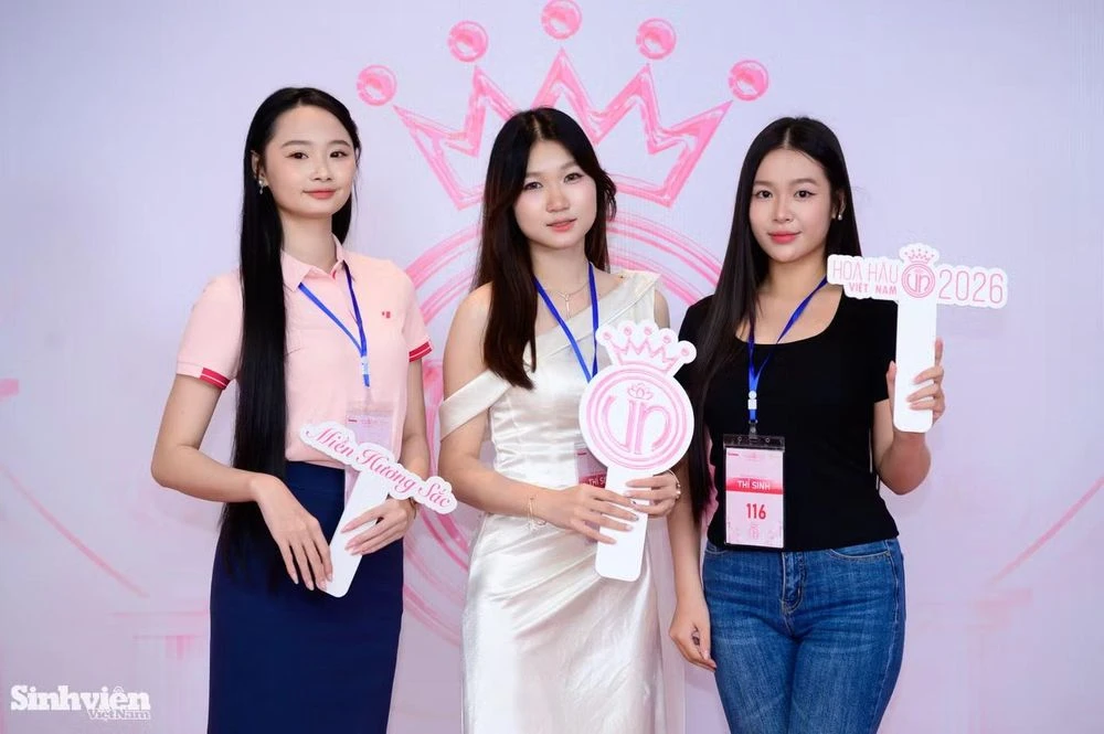 Nữ sinh trường ĐH Hải Dương tự tin tỏa sáng tại Sơ khảo Hoa hậu Việt Nam 2026 - Hình 2