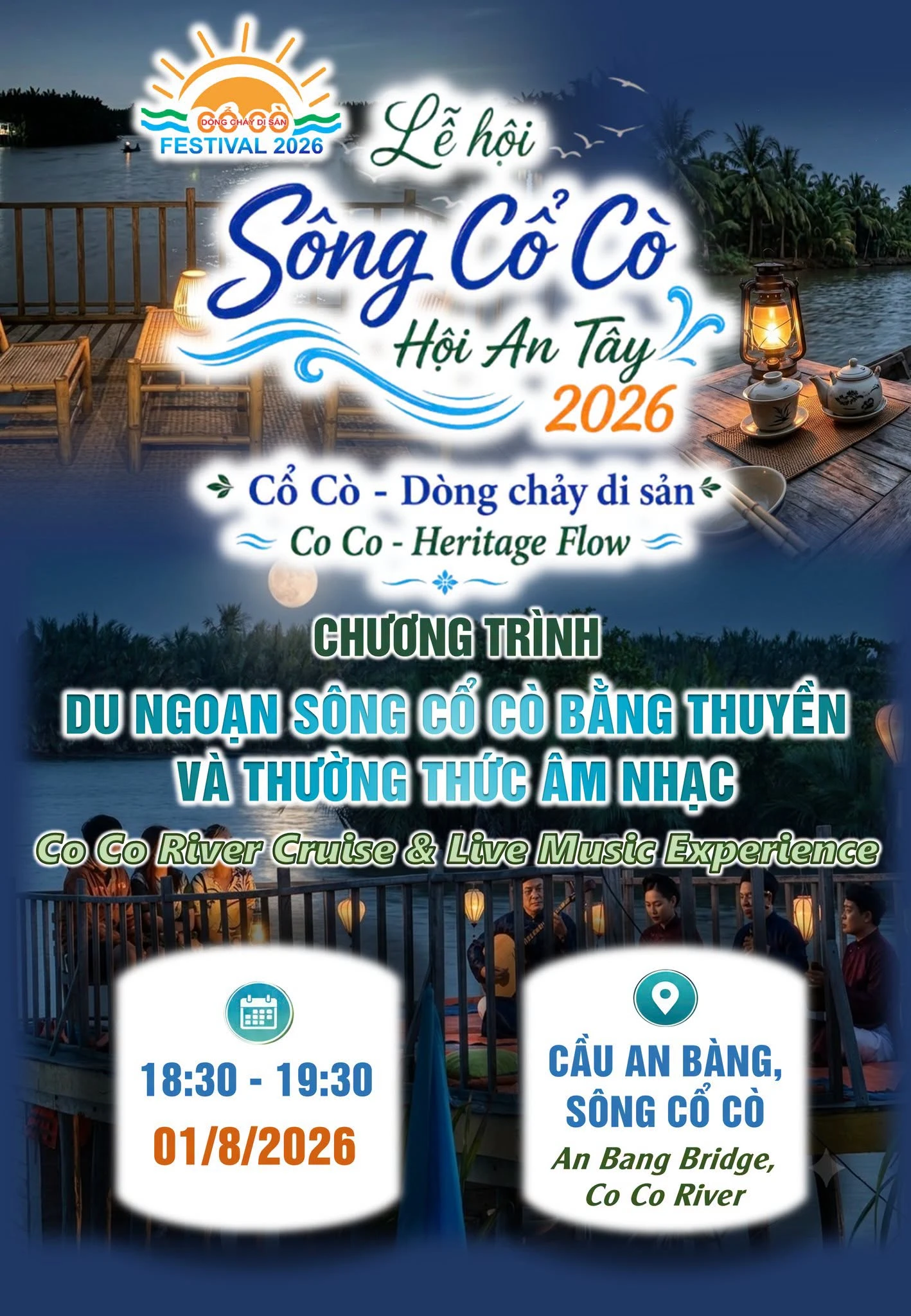 4 hoạt động điểm nhấn tại Lễ hội Sông Cổ Cò - Hội An Tây 2026 - Hình 2