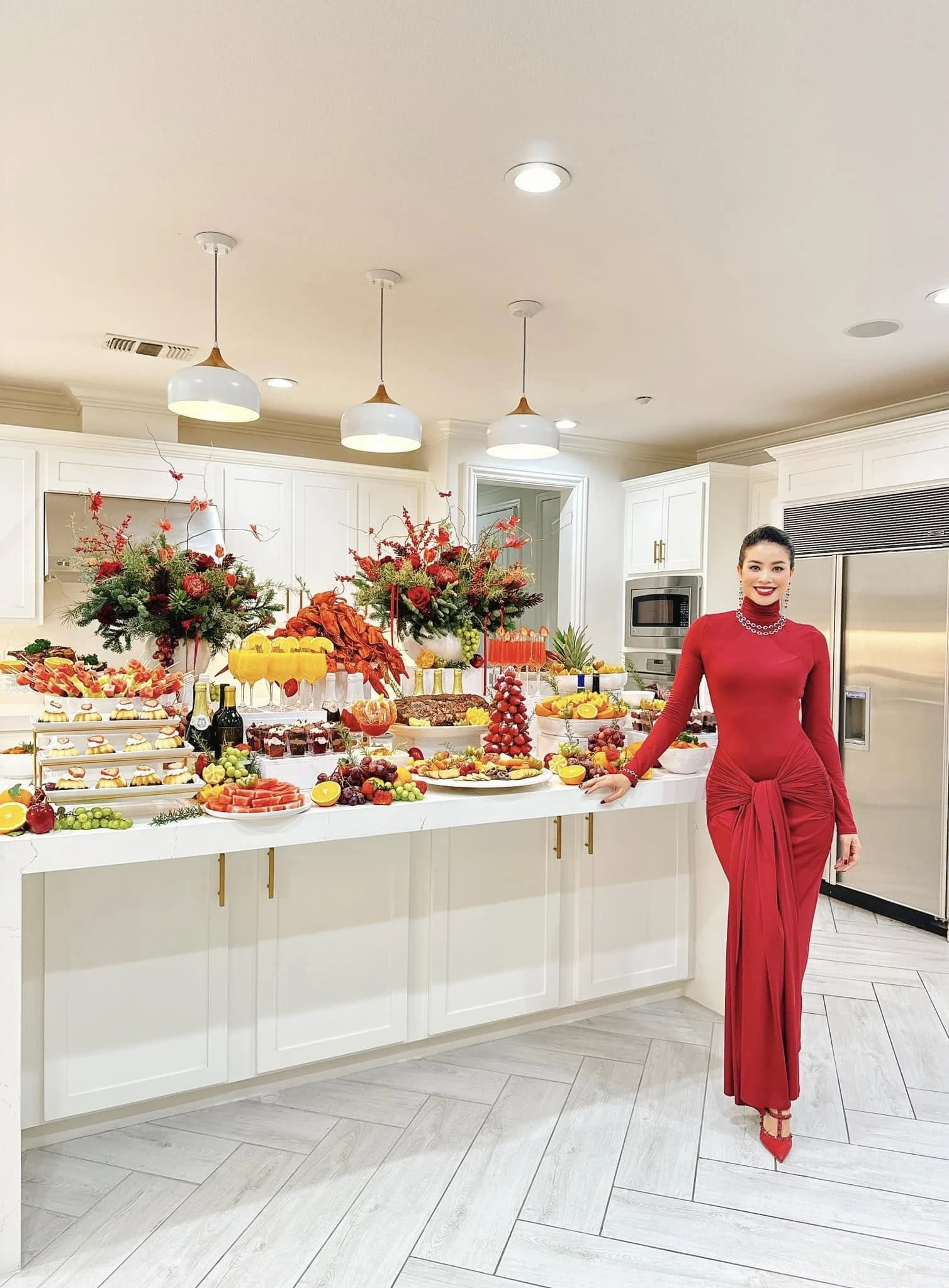 Hoa hậu đẹp bậc nhất Việt Nam bỏ showbiz sinh 2 con cho đại gia bí ẩn, giờ làm tổ chức đám cưới ở Mỹ - Hình 8