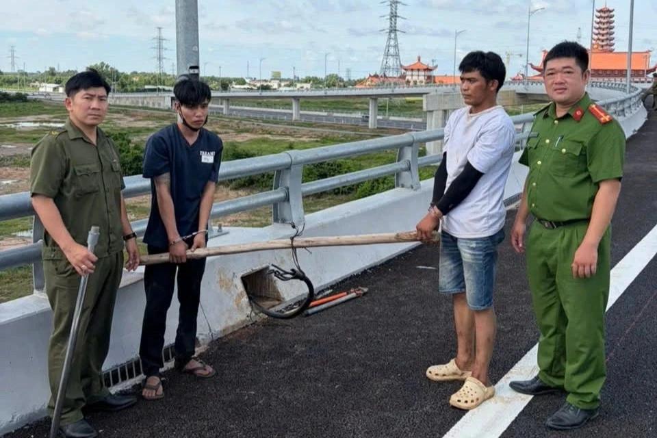 Tìm ra nghi phạm trộm cáp điện trên cao tốc Biên Hòa - Vũng Tàu - Hình 1