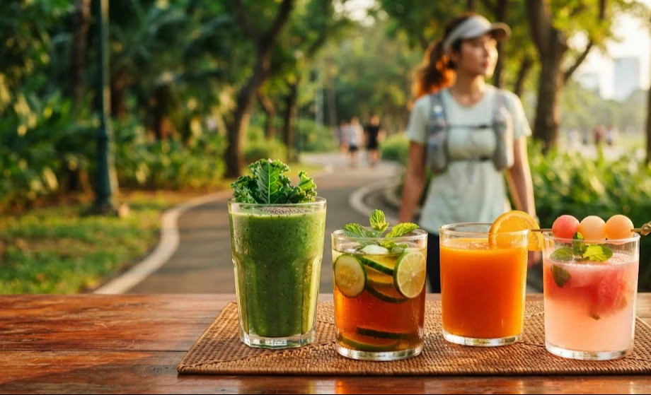Người đi bộ nên uống gì để tăng hiệu quả và bảo vệ sức khoẻ? - Hình 1
