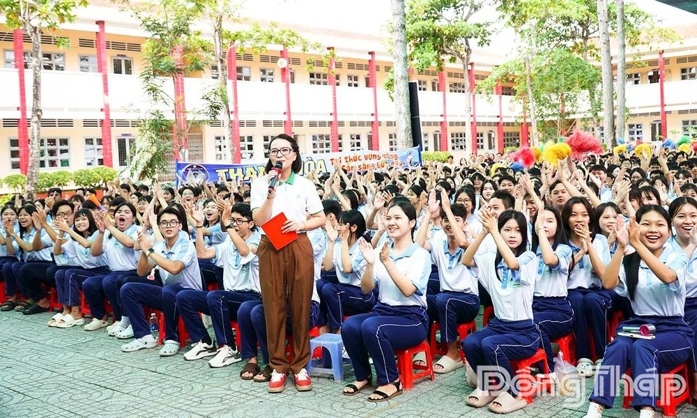 Chung kết Đường đến vinh quang lần thứ XVI: Các thí sinh thể hiện kiến thức, bản lĩnh qua mỗi vòng thi - Hình 5