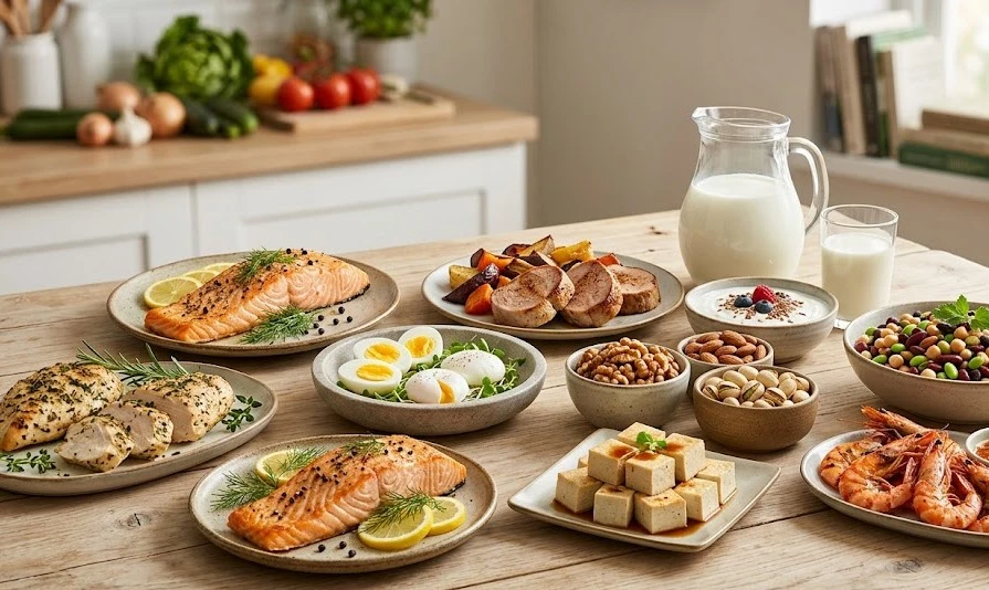 10 thực phẩm giàu protein giúp người trên 50 tuổi giữ cơ, giảm mỡ - Hình 1